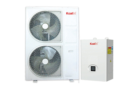 Household split low-temperature air source heat pu