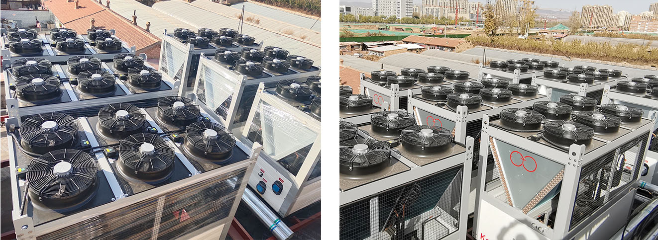 School air-source heat pump heating project