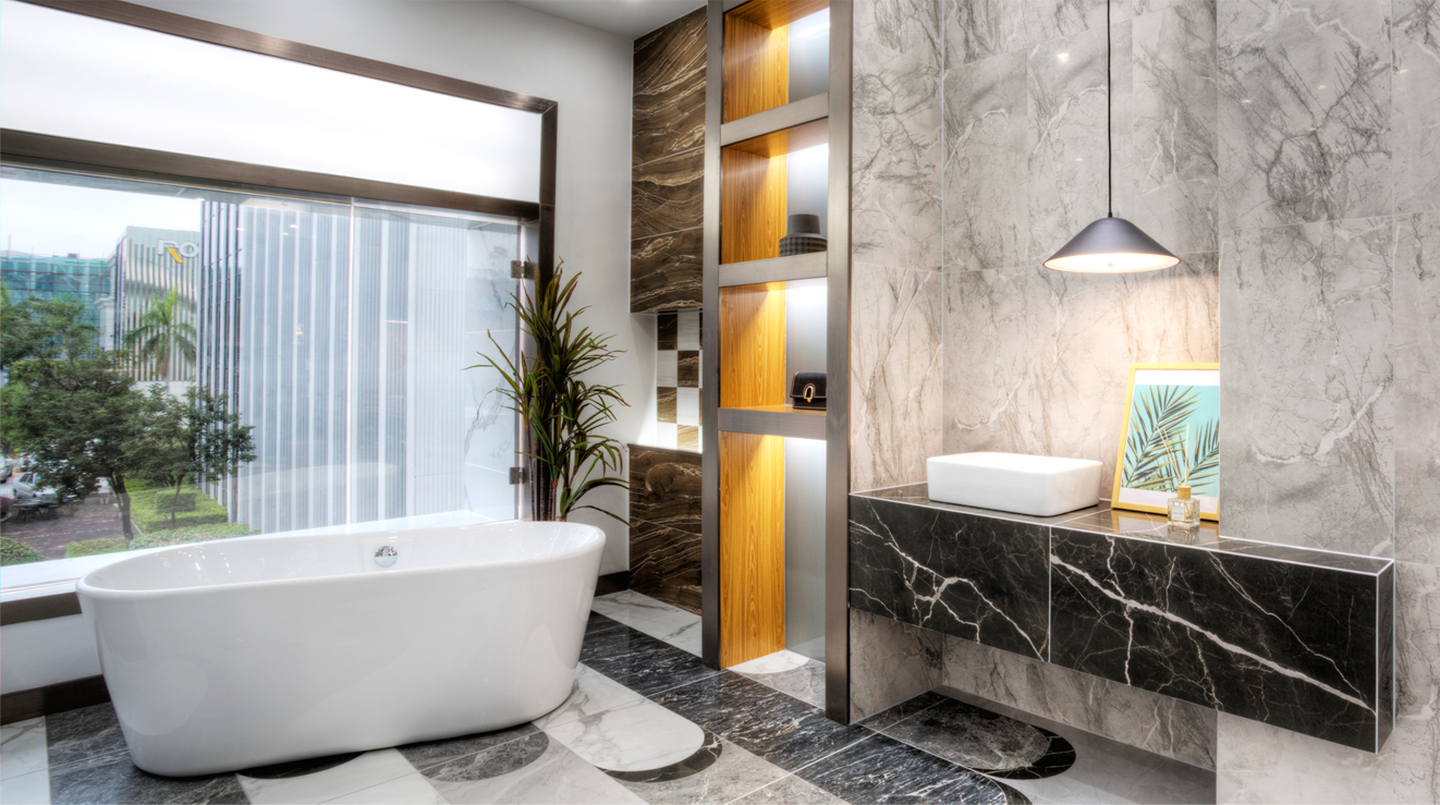 Bathroom air source heat pump - bathtub air energy